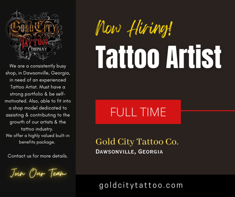 Gold City Tattoo Custom Tattoo Studio in Dawsonville,